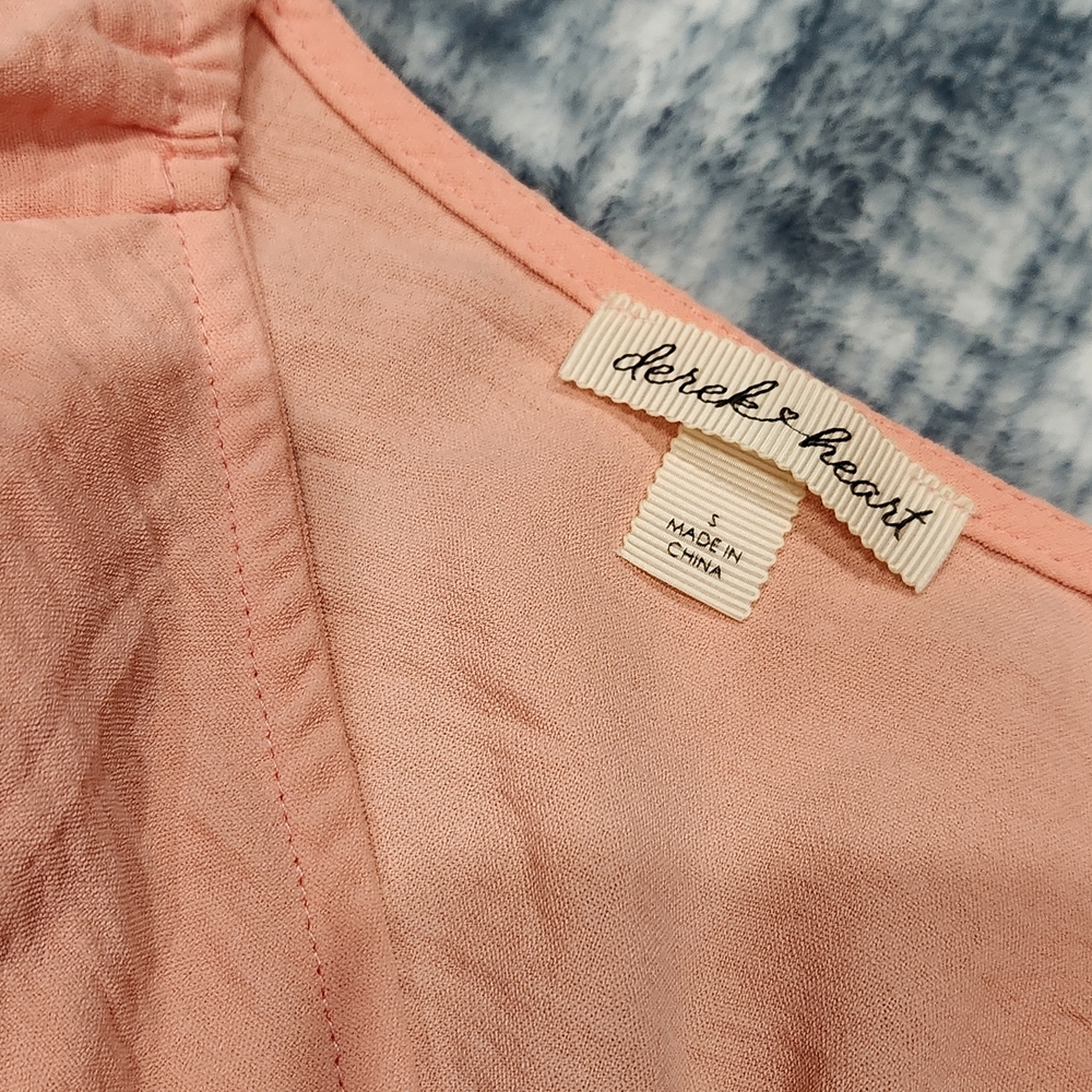 Derek Heart Blush Pink Blouse